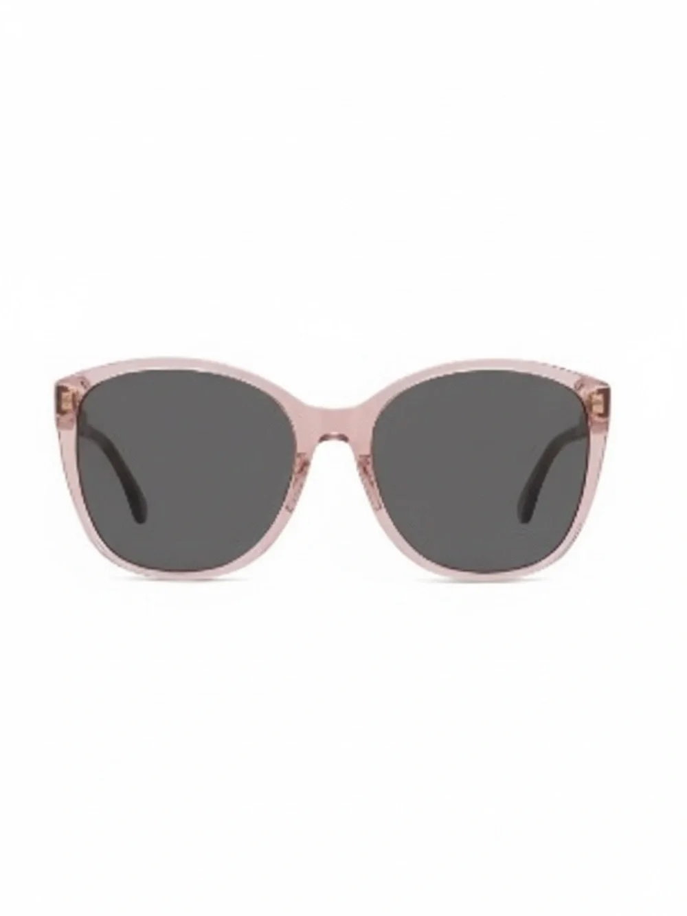 Fendi Fine Geometric Sunglasses Pink Smoke Italy 53mm Authentic